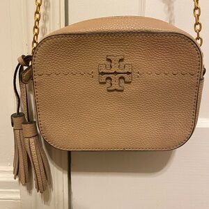 Tory Burch Beige Crossbody Bag
